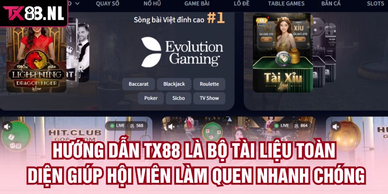 Hướng dẫn TX88 là bộ tài liệu toàn diện giúp hội viên làm quen nhanh chóng